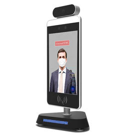 8“ niet - de Erkennings Infrarode Thermometer van het Touch screengezicht met 200W-Pixelcamera