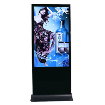 Touch screen Totem32g 65“ Vloer die Adverterend Vertonings Digitale Signage bevinden zich