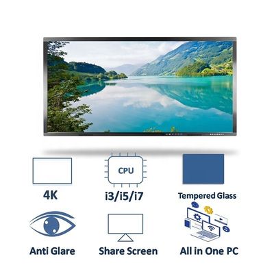 LCD Infrarood Touch screen in 8ms-de Speler Digitale Signage van de Reclamevertoning