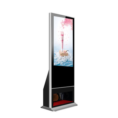 Lcd Lift Digitale Signage Reclamevertoning met de Schoonmakende Kiosk van Schoenshinning