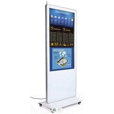 LCD Beweegbare Touch screen Digitale Signage de Vloer van de Reclamekiosk Status